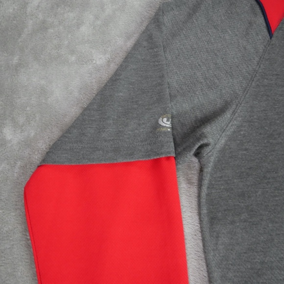 St Louis Cardinals MLB True Fans Large Grey Red Long Sleeve Print Jersey Shirt - Picture 5 of 12